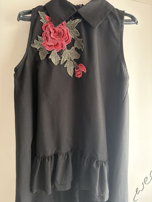 Дамска риза с удължен гръб