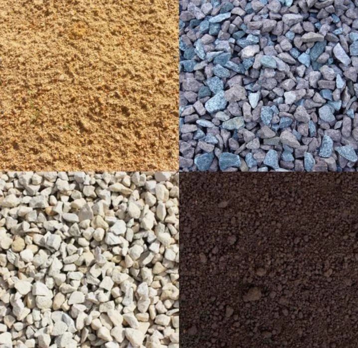 Песок, гравий, отсев, щебень