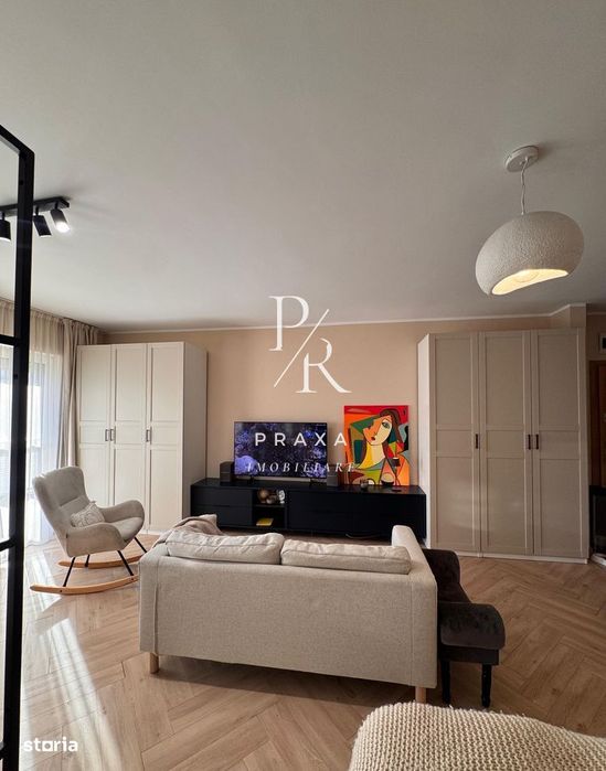 Apartament 1 camera, 41mp, parcare, LIFT, mobilat modern, zona ONCOS
