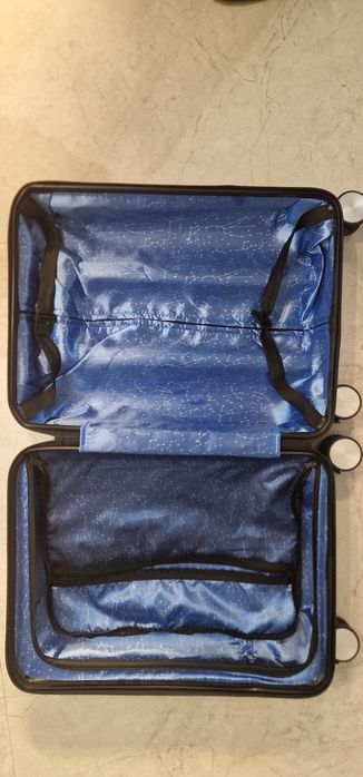 Черен ноември! КУФАР С КОЛЕЛЦА NASA, ултра лек, поликарбонат, размер S