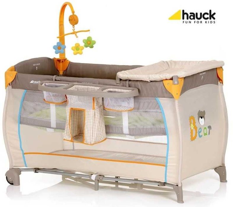 Hauck кошара за бебе - Мече с матрак