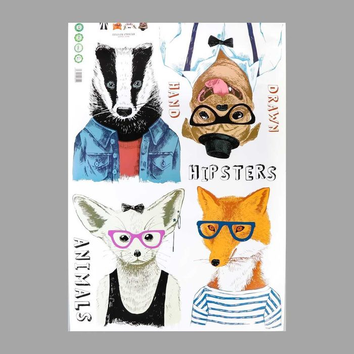 Наклейка интерьерная 60х90 см