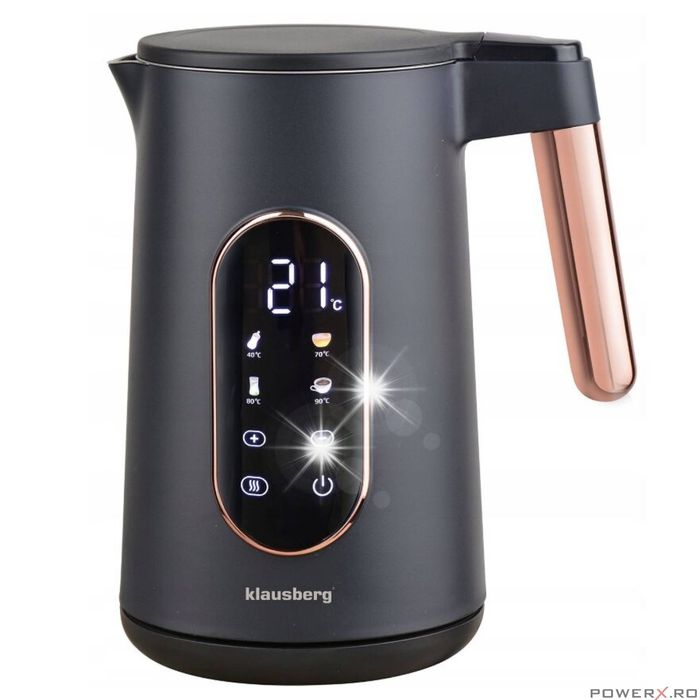 Fierbator electric, fabricat din otel inoxidabil 304, panou LED,