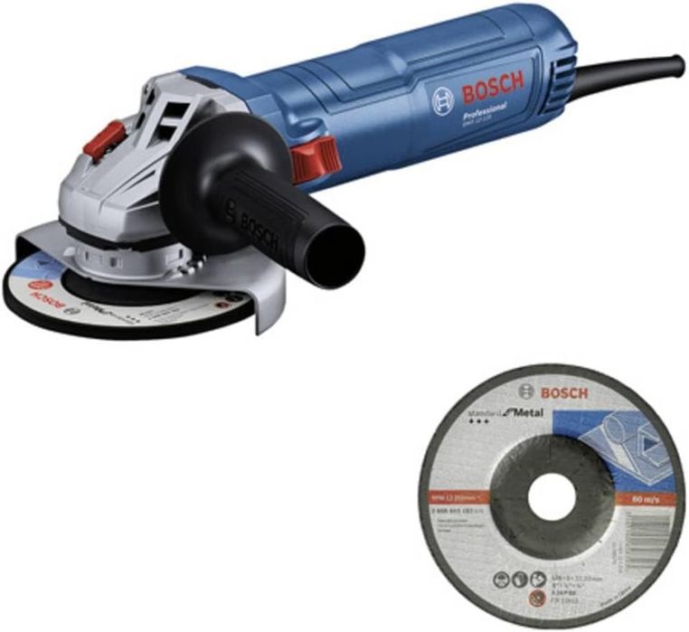 Polizor unghiular 1200 W disc 125 mm cu protectie la repornire Bosch Professional GWS 12-125