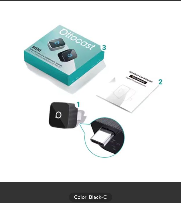 Ottocast mini wireless CarPlay android auto