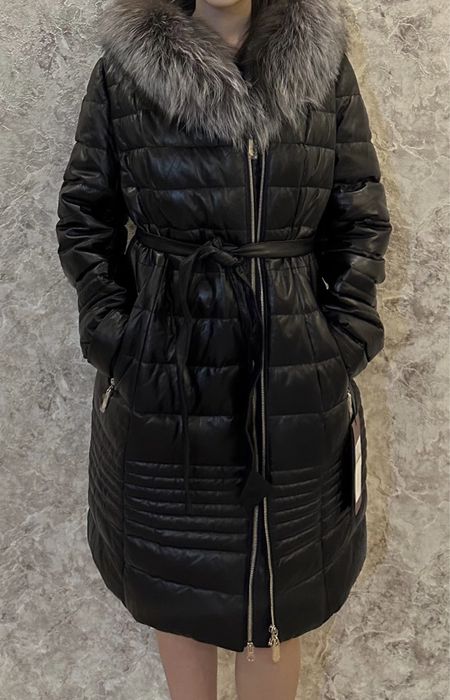 Пуховик Кожаный