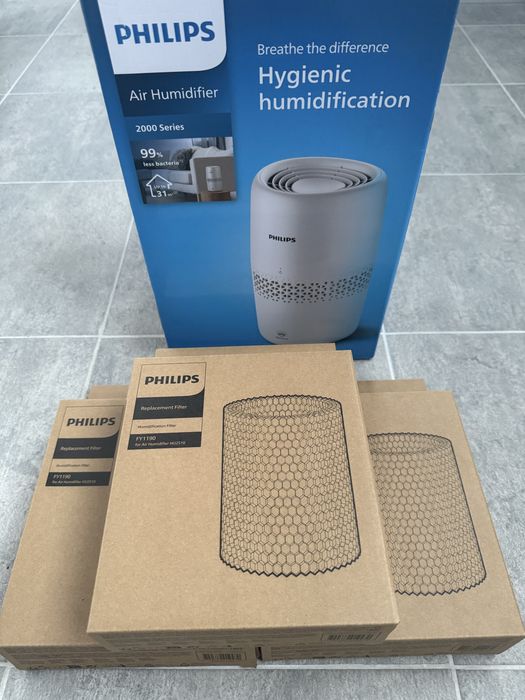 Umidificator Philips 2000 Series + 3 filtre originale noi