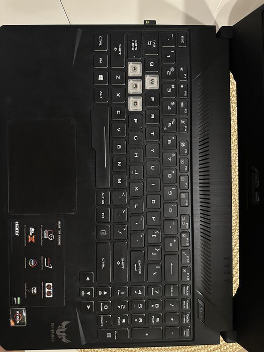 ASUS TUF Gaming FX505DU 15.6” Ryzen 7 GTX 1660 Ti 16GB RAM SSD 1.4TB