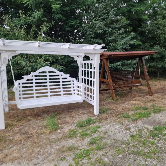 Balansoar rustic din lemn