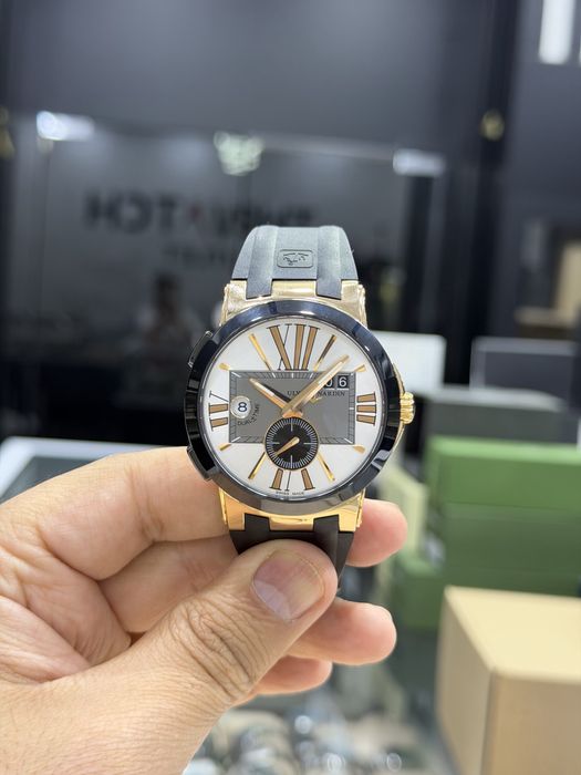 Золотые Часы Ulysse Nardin Executive Dual Time 18k