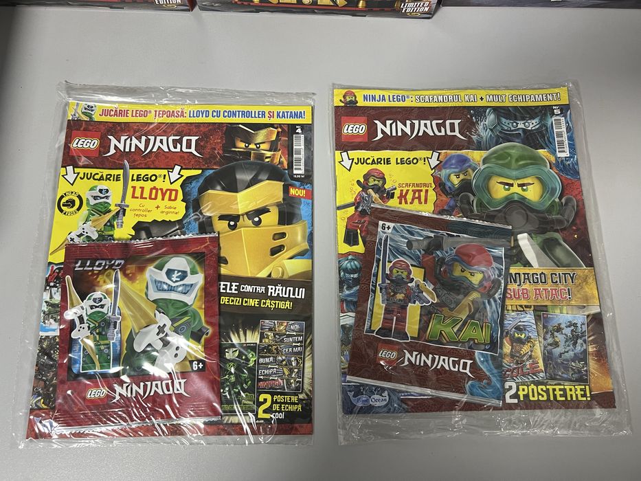 Vând reviste Lego Ninjago