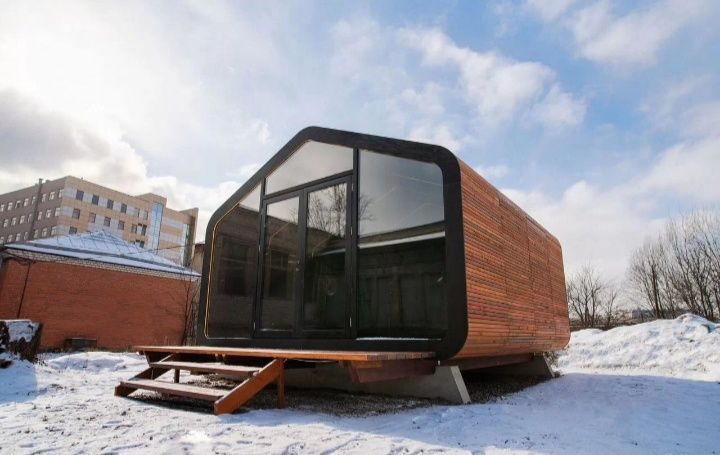 Модульный дом из дерева в наличии