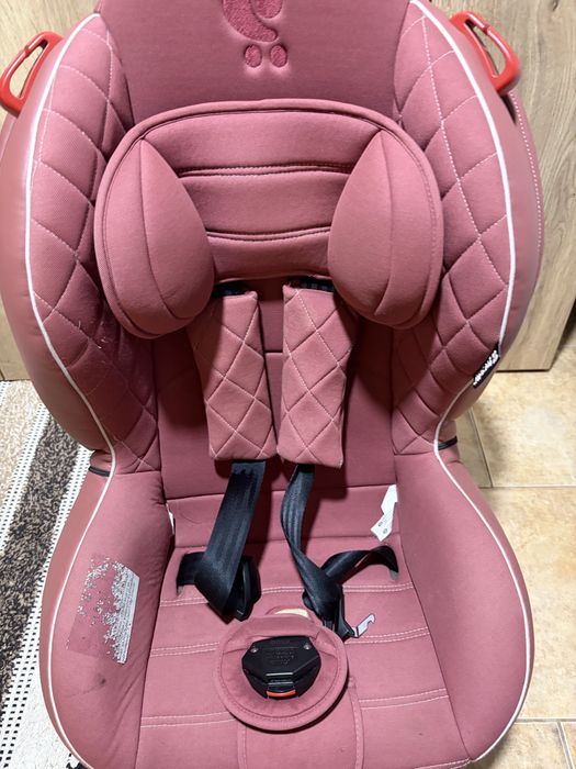 Столче за кола Lorielli Arthur (0-25 КГ) Розово + ISOFIX