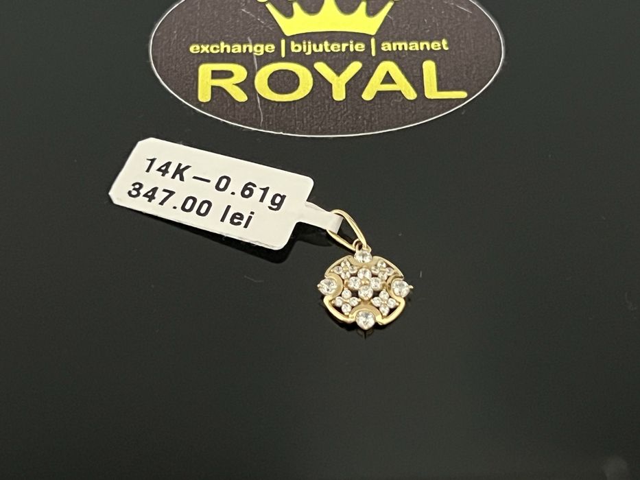 Bijuteria Royal CB : Pandant aur 14k 0,61 grame