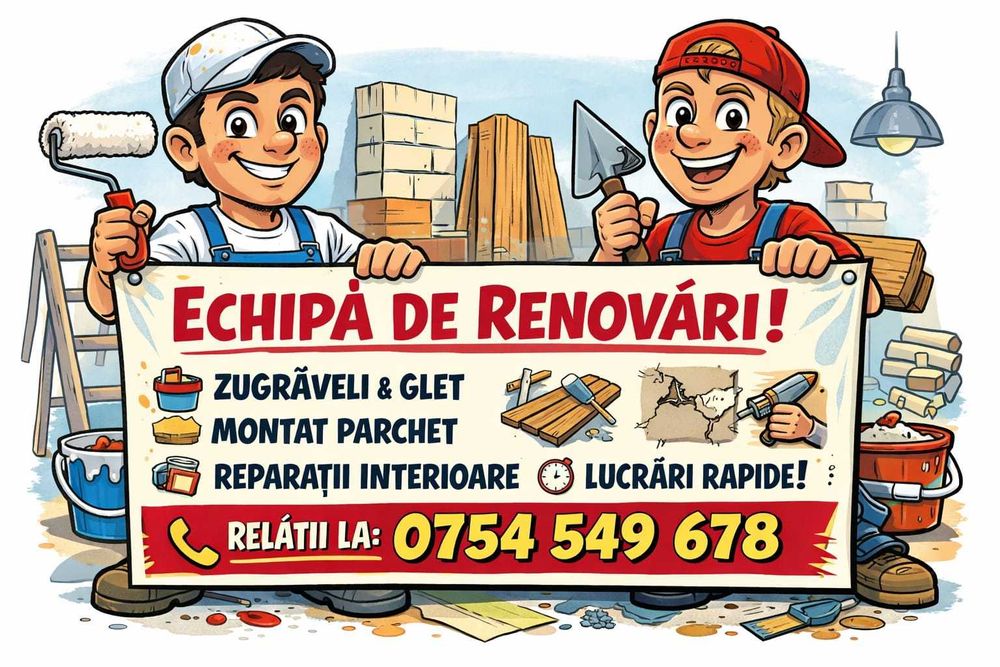 Renovări complete sau reparații mici – Rapid și corect
