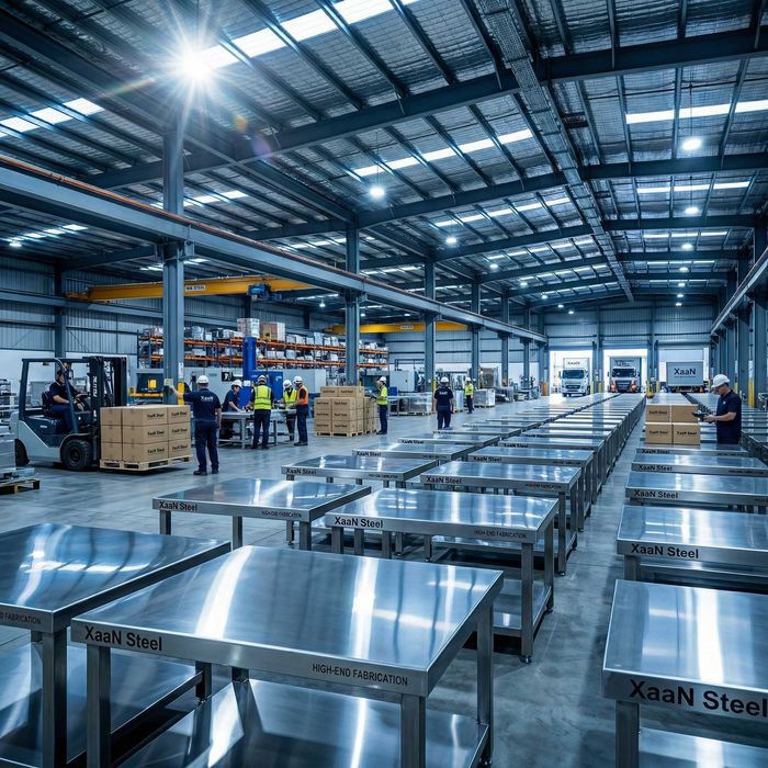 Ishchi stoli (nerjaveyka) / Стол производственный XaaN Steel