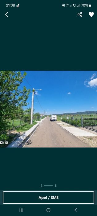 Teren de vânzare 1061 mp Bonțida