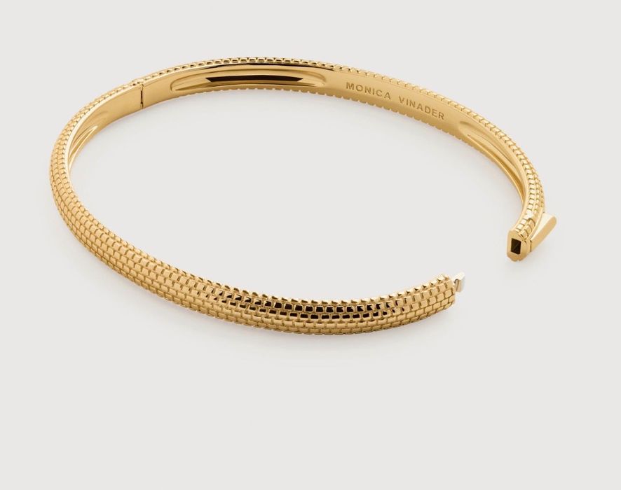 Оригинална гривна Monica Vinader Heirloom в позлата 18k