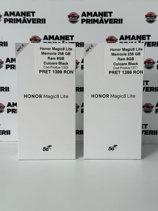 Honor Magic 8 Lite NOU Sigilat 256 GB Black