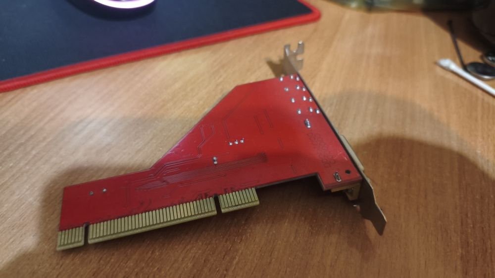 Аудио карта PCI на ПК