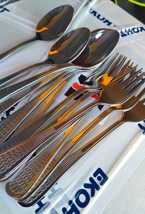 Лъжици Вилици и Ножове тип Перла от неръждавейка Чисто нови