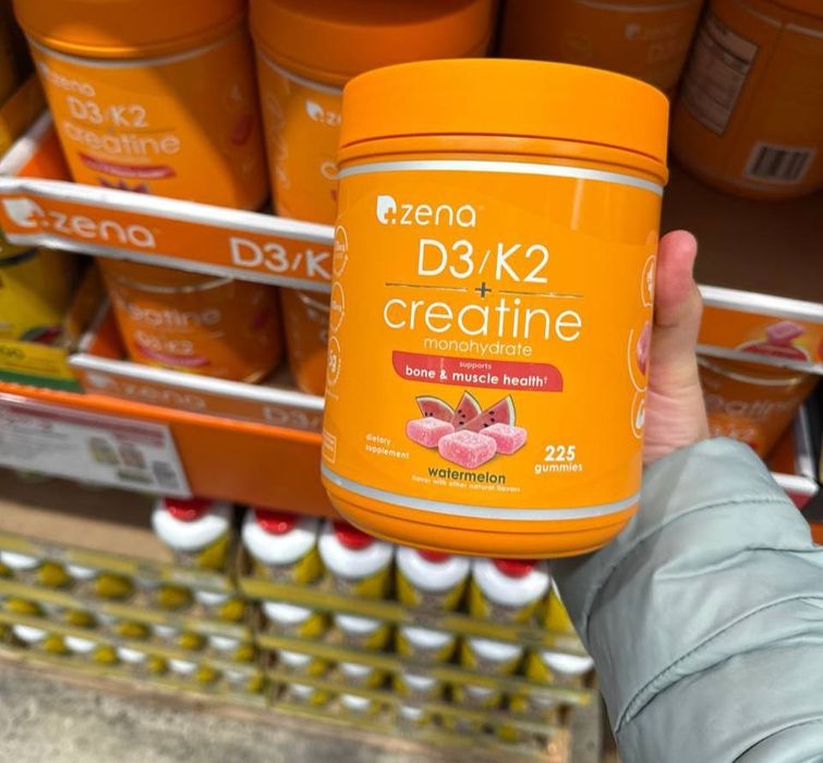 Zena D3/K2 + Creatine 225 мармеладки с арбузным вкусом