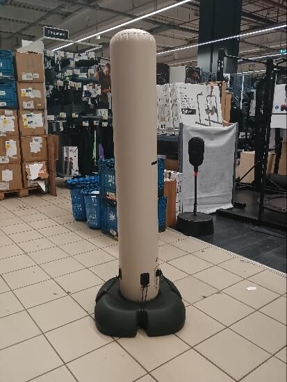 Sac de box stabil Negru și bej Adulți - produs resigilat Decathlon