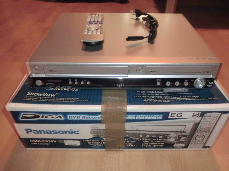 Panasonic combo DVD recorder - Video VHS nou