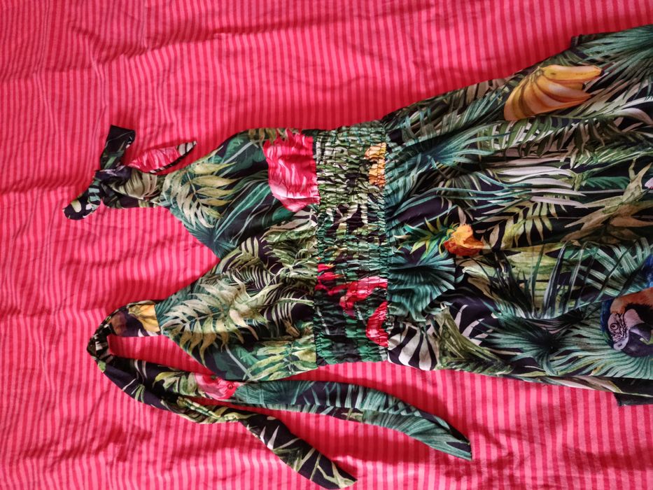 Екзотична рокля до глезена - размер S