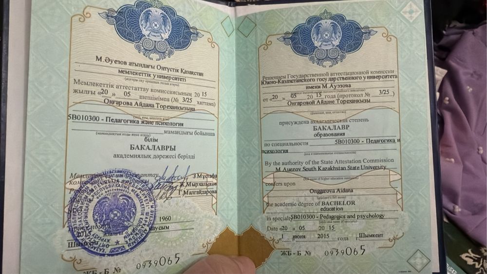 Психолог, гештальт-консультант /10 жыл стаж/