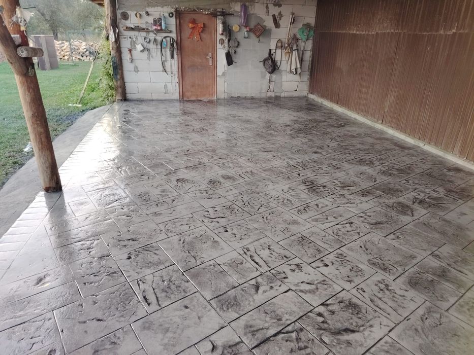 Beton amprentat și elicopterizat