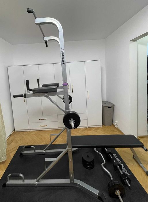 aparat de culturism si forta multifunctional compact si robust