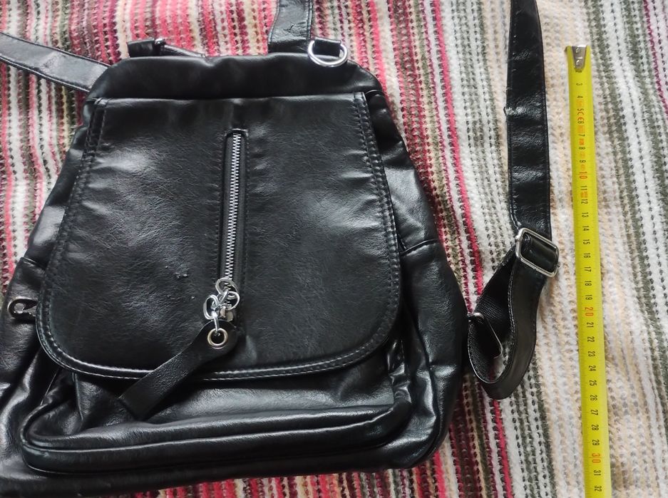 Дамска чанта/ раница от естествена кожа