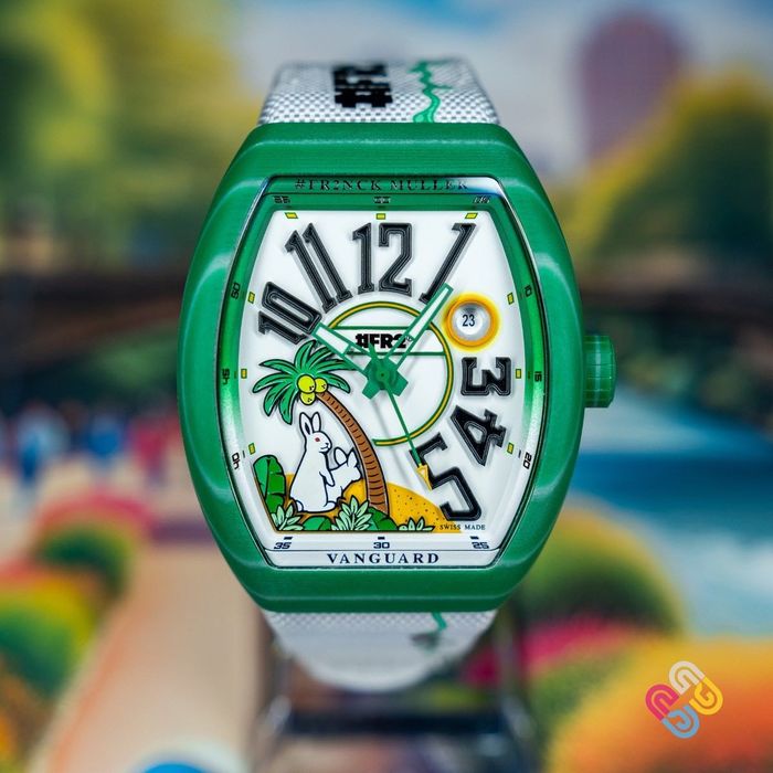 Franck Muller Vanguard Beach “FR2” Green V 41 SC DT BEACH GF VR VE BC