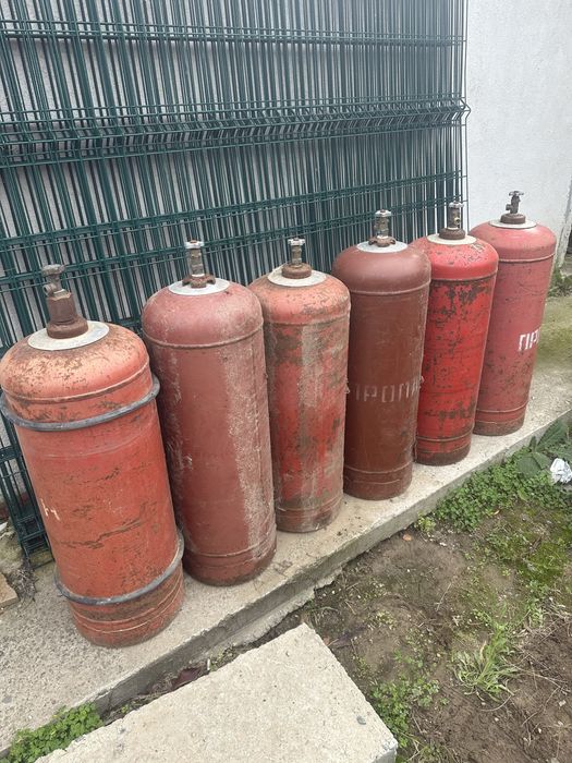 Butelii folosite la centrala