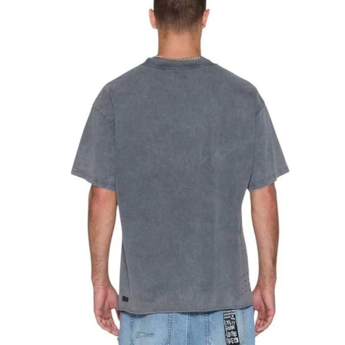 Ksubi, Tricou Blasted Ekcess SS, Negru/Gri, M