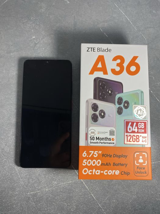 Продам смартфон ZTE A36