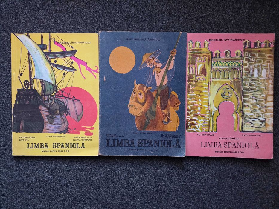 LIMBA SPANIOLA Manual clasa II, III, IV - Bucurenciu, Poloni (3 vol)