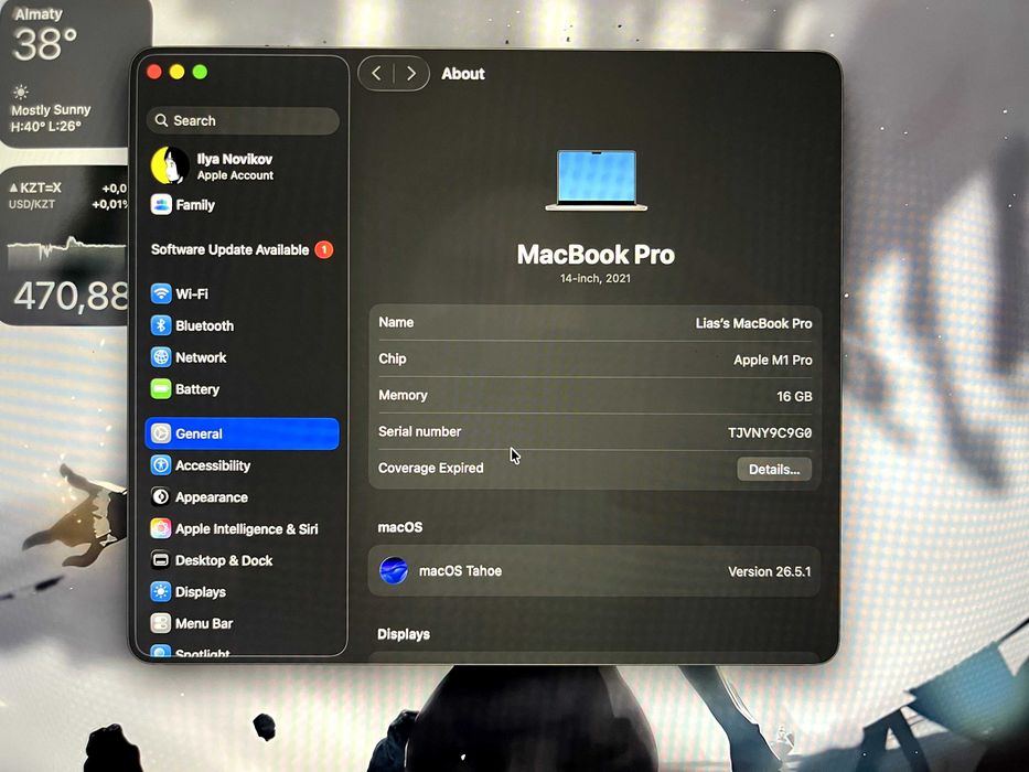 Macbook Pro M1 Pro 16/512