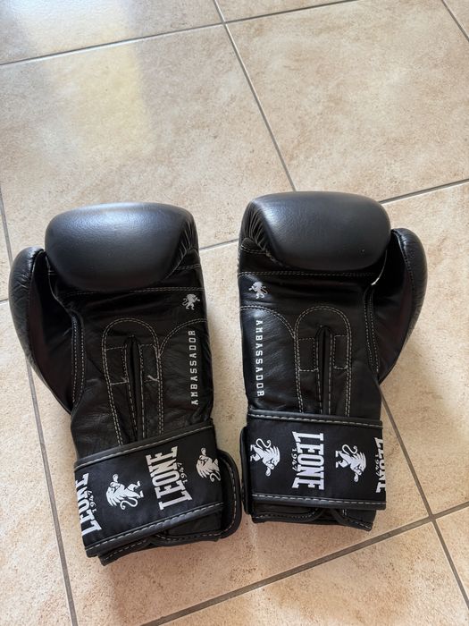 Manusi box leone ambassador din piele naturala