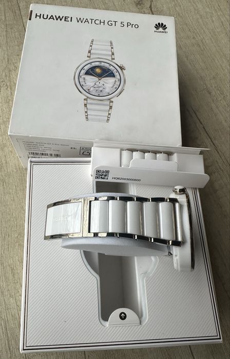 КАТО НОВ Huawei Watch GT 5 Pro Ceramic 42мм. ГАРАНЦИЯ