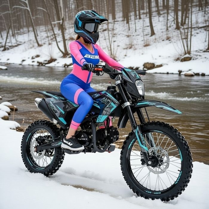 Moto Cross BEMI Alfarad T6 KXD 150cc Off-Road !