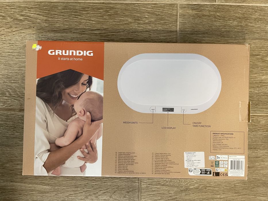Продавам бебешка везна Grundig