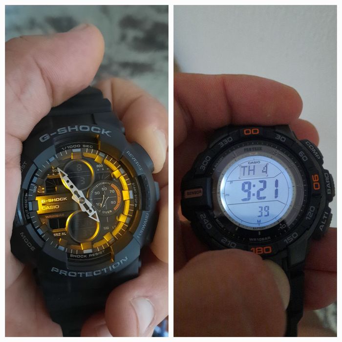 Casio Protrek și G Shock