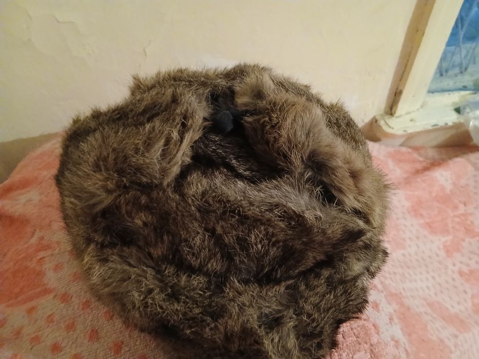 Шапка и воротник мужская .