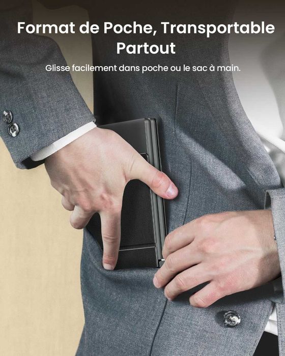 НОВА! Сгъваема Bluetooth клавиатура AZERTY, Френска подредба