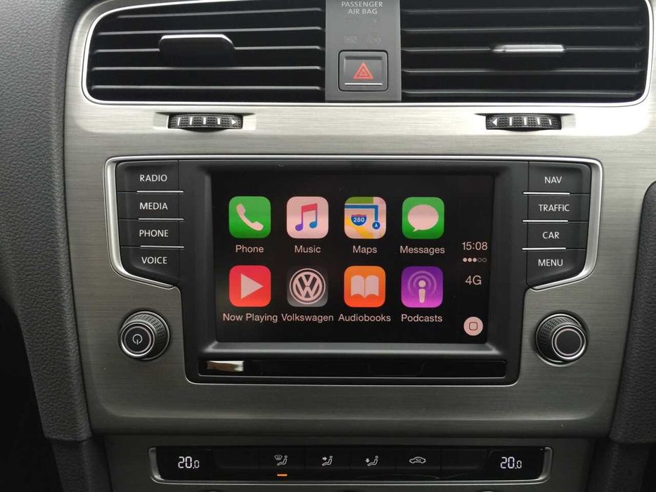 Activare App Connect Apple Carplay Android Auto Volkswagen Golf 7 Pas