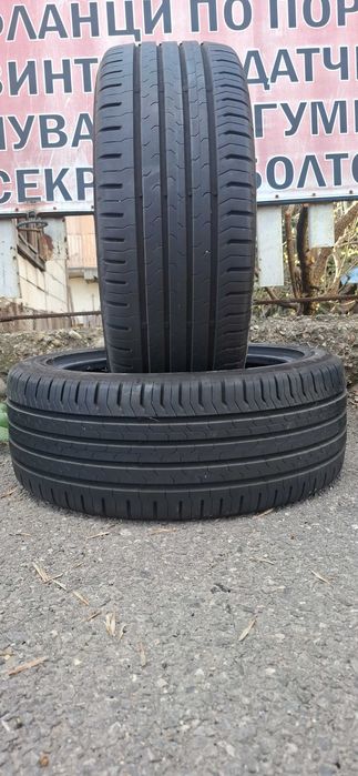 2бр. 215/45/17 Continental 6.8mm грайфер, дот 19г. Предлагаме монтаж--