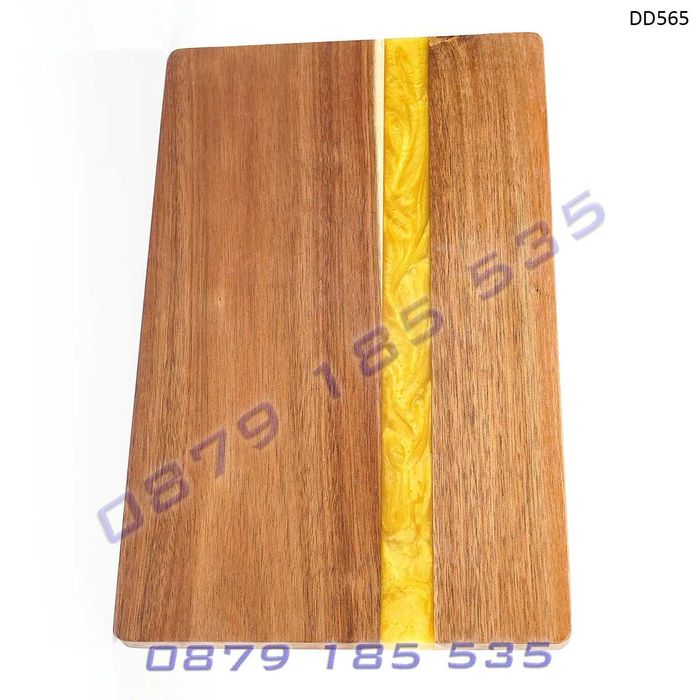 Дъска с цветна епоксидна смола акациево дърво кухня сервиране рязане