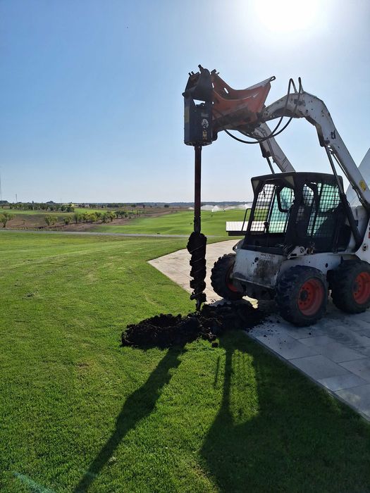 Bobcat Foreza Burghiu Pamant Sfreder Cuzineti